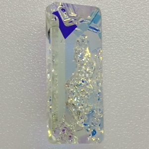 Rectangle Crystal Pendant Crystal AB